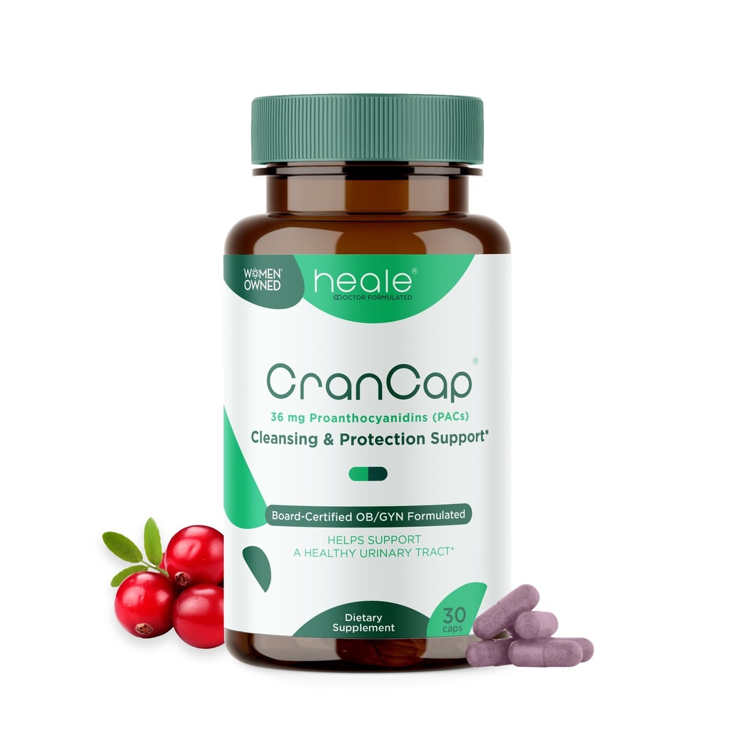 Χάπια βατόμουρο - ούρα για την υγεία Cranberry συμπλήρωμα - 36mg του ισχυρό PACs - Μη ΓΤΟ, Vegan, Χωρίς γλουτένη - by Heale - 30 Κάψουλες