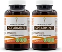 Secrets of the Tribe Spearmint Capsules 1000 mg Spearmint (Mentha spicata) Dried Leaf, Women's Hormone Support Supplement (2x120 Capsules)