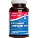 Υψηλή απορρόφηση Glucosamine Chondroitin MSM - Clinical Formula Bone Joint Tendon and Ligament Supplement with MSM Glucosamine Chondroitin - Μη Γλουτένη χωρίς γλουτένη & Made in The USA - 120 Servings