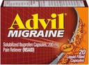 Advil 200 mg Υγρά Γεμισμένα Καψάκια 20 ea