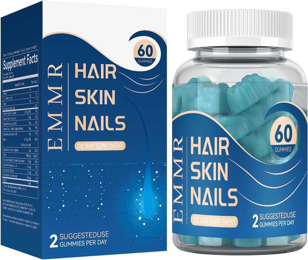 2025 Hair Skin and Nails Vitamins Gummies Hair Skin and Nails Gummies 60 Gummy Bears