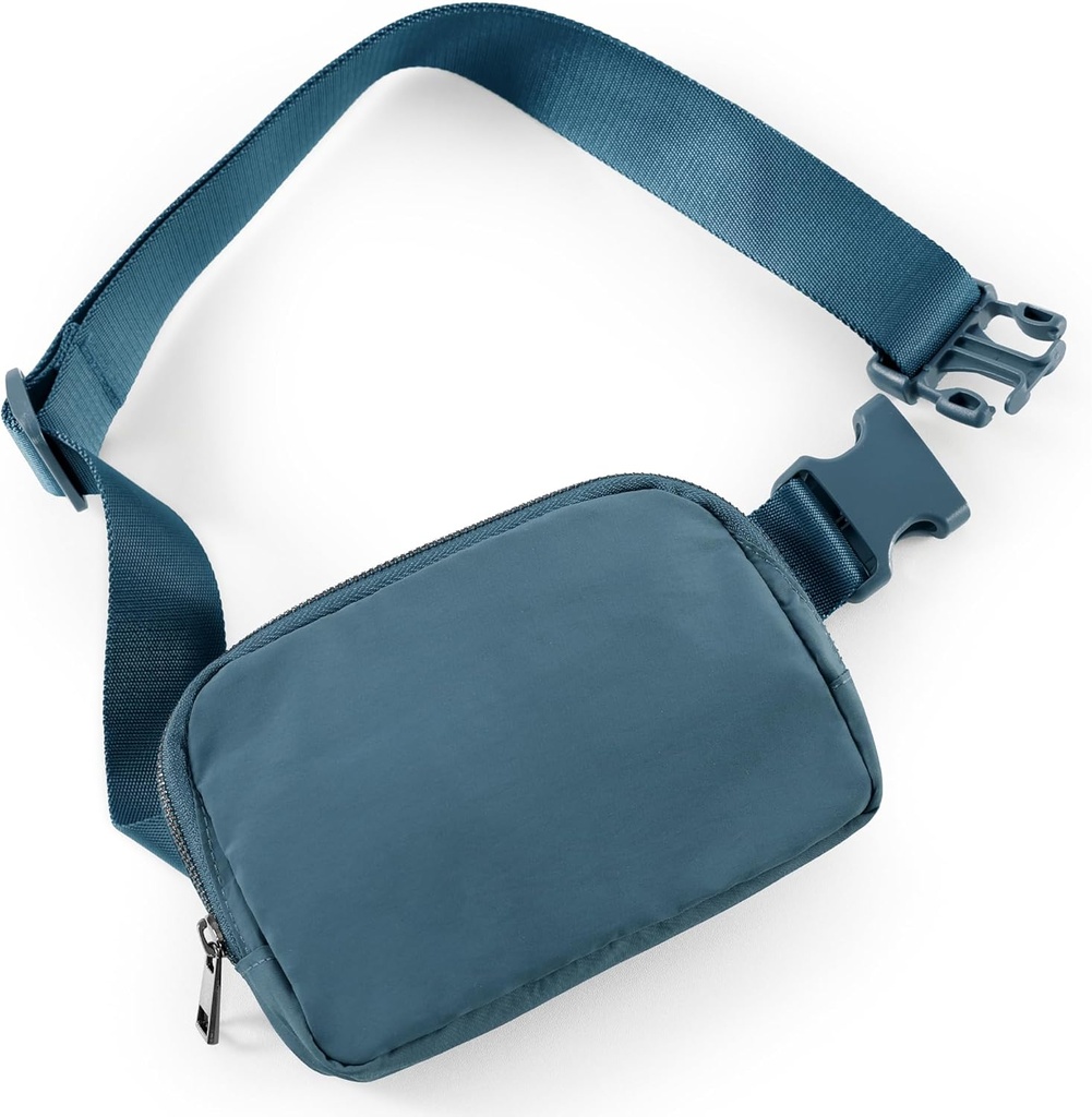 ODODOS Mini Belt τσάντα Unisex με ρυθμιζόμενο λουράκι μικρό πακέτο Fanny για προπόνηση που τρέχει πεζοπορία, μπλε