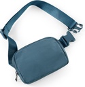ODODOS Mini Belt τσάντα Unisex με ρυθμιζόμενο λουράκι μικρό πακέτο Fanny για προπόνηση που τρέχει πεζοπορία, μπλε