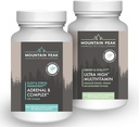 Επινεφρίδια & Ultra High Multivitamin Combo Pack - Βιταμίνη, Multi-Mineral, & Adaptogen Support - Β Βιταμίνες, Προβιοτικά, & Απαραίτητα θρεπτικά συστατικά - 90 & 180 Χορτοφαγικά Ca