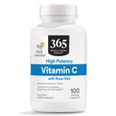 365 από το Whole Foods Market, Υψηλής ισχύος βιταμίνη C με Rose Hips, Vegan, 100 Tablets