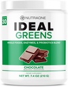 NutraOne Ideal Greens Αντιοξειδωτικό και θρεπτικό συστατικό-Rich Superfood Greens συμπλήρωμα σκόνης (Chocolate- 30 εξυπηρετούν)