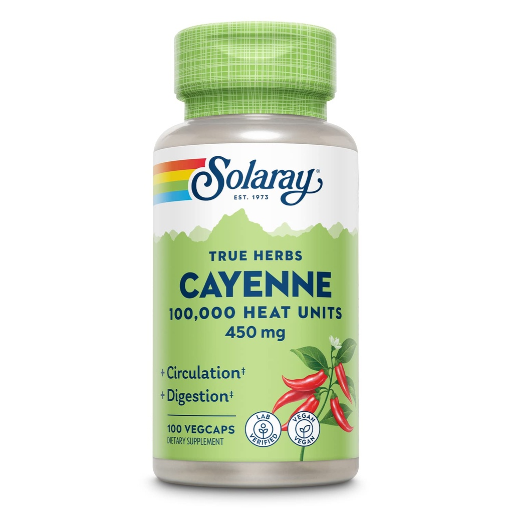 SOLARAY Cayenne Pepper 450 mg 