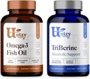 Utzy Naturals Ωμέγα 3 ιχθυέλαιο 60 Softgels Λεμόνι-Lime Γεύση και TriBerine