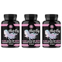 Angry Supplements Hair Envy 10,000 mcg Biotin + Keratin, Grow + Hydrate Hair, Strengthen Thicken Nails, Clear & Nourish Skin – Help Damaged Thinning Hair, (3-Bottles)
