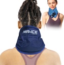 Pack πάγου MR.ICE Neck Wrap για τις κακώσεις Reuseable Cold Pack - Πακέτο πάγου Gel για το λαιμό και τους ώμους με Plush Backing - Ψυχρή συμπίεση για ανακούφιση από τον πόνο, πρήξιμο, Αθλητικές τραυματισμοί