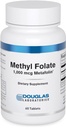 Douglas Laboratories Φολικό μεθύλιο L-5- MTHF - 1000 mcg Μεταφολίνη - Βιταμίνη Β Φολικό - Υποστηρίζει Homocysteine Μεταβολισμός & ανάπτυξη του εμβρύου * - Μη- ΓΤΟ - 60 δισκία