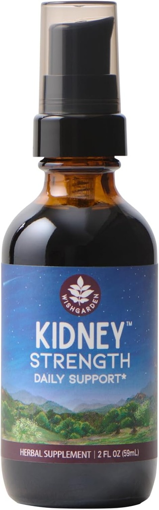 WishGarden Βότανα Νεφρική Δύναμη - Plant-based Kids Support Supplement with Buchu Leaf & Cornsilk Supports Kidney Health, Kidney Cleanse, Detox, Προωθεί Υγιεινή λειτουργία Ούρων, 2 ουγγιές