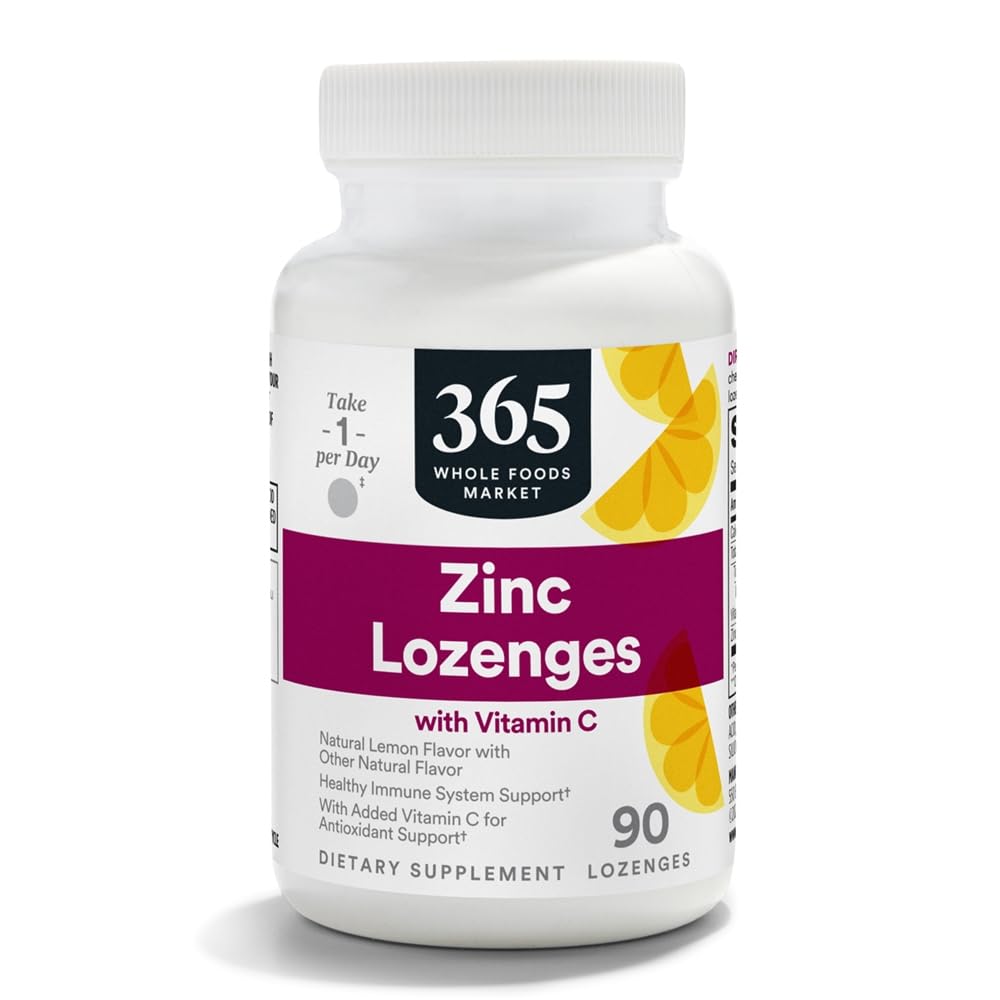 365 από το Whole Foods Market, Lounceenges Zinc Vitamin C, 90 Count