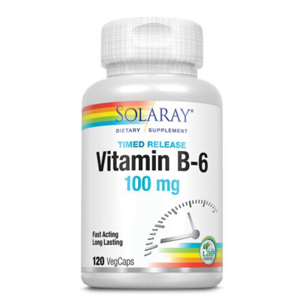 Συμπλήρωμα SOLARAY B-6 TSTR, 100mg 