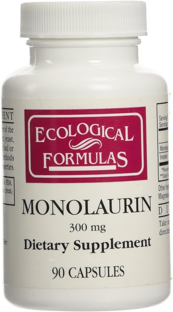 Ecological Formulas/Cardiovascular Research Monolaurin 90c