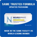 Neurobravo Βιταμίνη B1, B6, B12 Δισκία για Νεύρο Υγεία, Νευρικό Πόνος, Νόσος, Μυϊκός Αίσθημα, Μυϊκός Καταιγισμός, Διαταραχή Ευαισθησίας