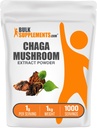 BulkSupplies.com Chaga Mushroom Extract Powder - Τσάγκα σε σκόνη, Mushroom Supplement - Χωρίς γλουτένη, 1g ανά σέρβις, 1kg (2,2 lbs) (πακέτο των 1)
