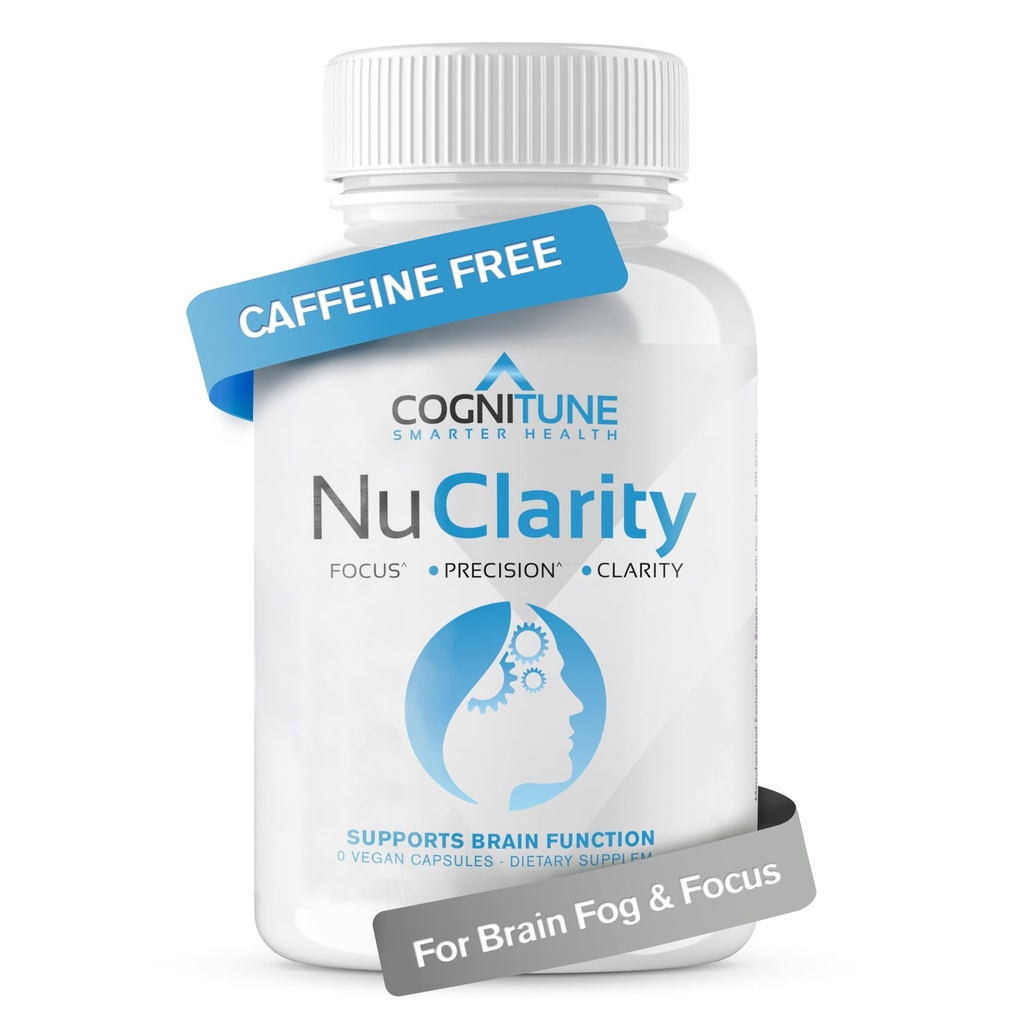 NuClarity - Premium Nootropic Brain Supplement - Focus, Energy, Memory Booster - Ψυχική Καθαρότητα & Γνωστική Υποστήριξη - Ginkgo Biloba, Bacopa Monnieri, Alpha-GPC, Phosphatidylserine, Rhodiola Rosea