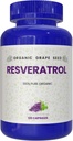 100% Pure Organic Beneficial Resveratrol, 120 Capsules, Antioxidants & Trans-Resveratrol, Promotes Anti-Aging, Cardiovascular Support, Immune Boost, Mental Clarity