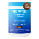 Vital Proteins Whey Protein Powder+ Collagen Peptides, 24g Protein Supporting Recovery & Joint Health, with Vitamin C, About 16 Servings - Σοκολάτα 22.8oz