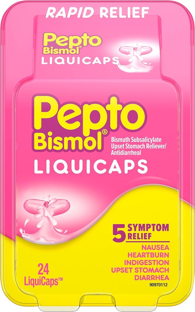 Pepto Diarrhea Antidiarrheal Liquicaps - 24 το μήνα