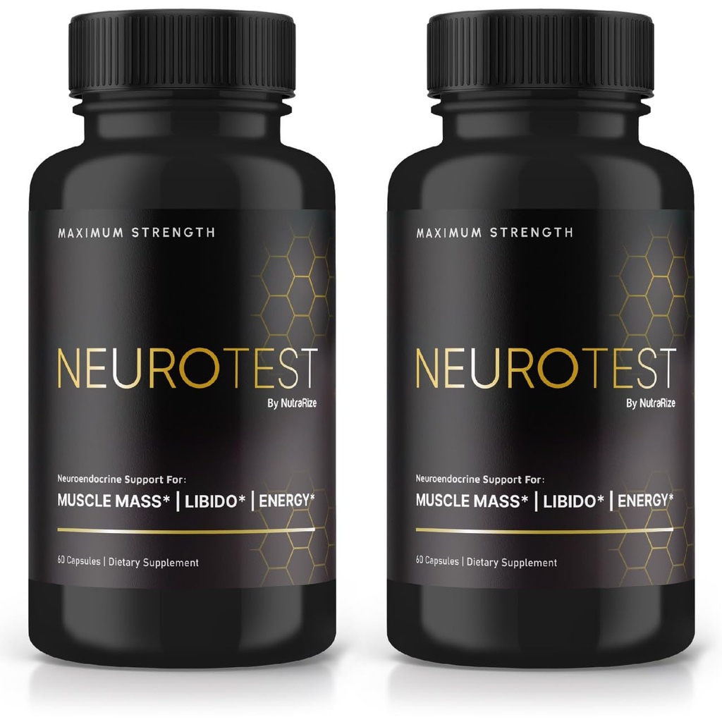(2 Pack) NeuroTest κάψουλες - NeuroTest συμπλήρωμα διατροφής για άνδρες, NeuroTest καθημερινή Φόρμουλα για τη συνολική ευεξία και την κορυφαία απόδοση, Advanced χάπια Formula, Neuro Test Κριτικές (120 κάψουλες)