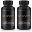 (2 Pack) NeuroTest κάψουλες - NeuroTest συμπλήρωμα διατροφής για άνδρες, NeuroTest καθημερινή Φόρμουλα για τη συνολική ευεξία και την κορυφαία απόδοση, Advanced χάπια Formula, Neuro Test Κριτικές (120 κάψουλες)