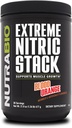 NutraBio Extreme Nitric Stack, Nitric Oxide and Cell Volumizing Formula- 30 Υπηρεσίες (Blood Orange)