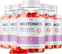 (5 Pack) Neotonics Skin And Gut Gummies, Neotonics Skin & Gut Essential Probiotics Gummies, Neotonics Skin and Gut Gummies Reviews, Neotonics Reviews, Neotonics Gummies, 300 Gummies Για 5 μήνες