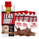 Lean Body Ready-to-drink Chocolate Protein Shake, 40g Protein, Whey Blend, 0 Ζάχαρη, Χωρίς γλουτένη, 22 Βιταμίνες & Ορυκτά, LABRADA, 17 Fl Oz (Pack of 12)
