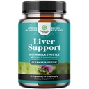 Natures Craft Liver Cleanse Detox & Repair - Βότανο Γάλα Υποστήριξης Συσκευή - Silymarin Γάλα Γαϊδουράγκαθο Συμπληρώματα με Dandelion Root, Choline, Beetroot & Artichoke Extract - 90 Count