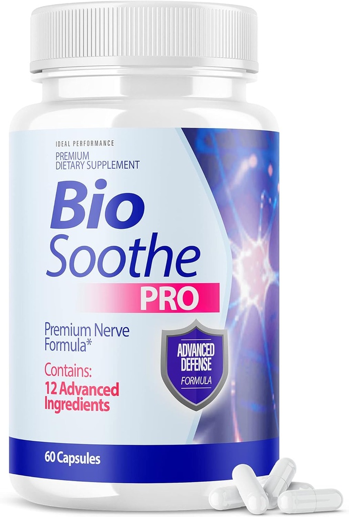ΙΔΕΑΛΙΚΗ ΕΠΙΔΟΣΕΙΣ Biosoothe Pro Neuropathy treatment Capsule for Nerve Pain Repair Hills Bio Soothe Premium Formula Συμπλήρωμα Alpha Fix Neeve (60 κάψουλες)