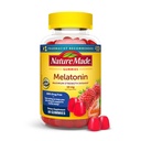 Nature Made Melatonin 10mg ανά σερβίρισμα Gummies, μέγιστη δοσολογία δύναμης, 100% δωρεάν βοήθεια ύπνου για ενήλικες, 60 Melatonin Gummies, 30 ημέρες προσφοράς