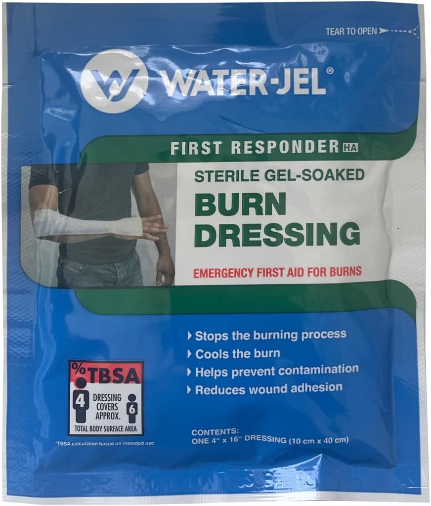 Water Jel Burn Dressing, Sterile 4 X 16 from Rescue Essentials