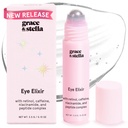 Grate & stella Under Eye Serum - Retinol & Caffeine Eye Serum for Puffiness, Dark Circles, Wrinkles - Vegan Skincare