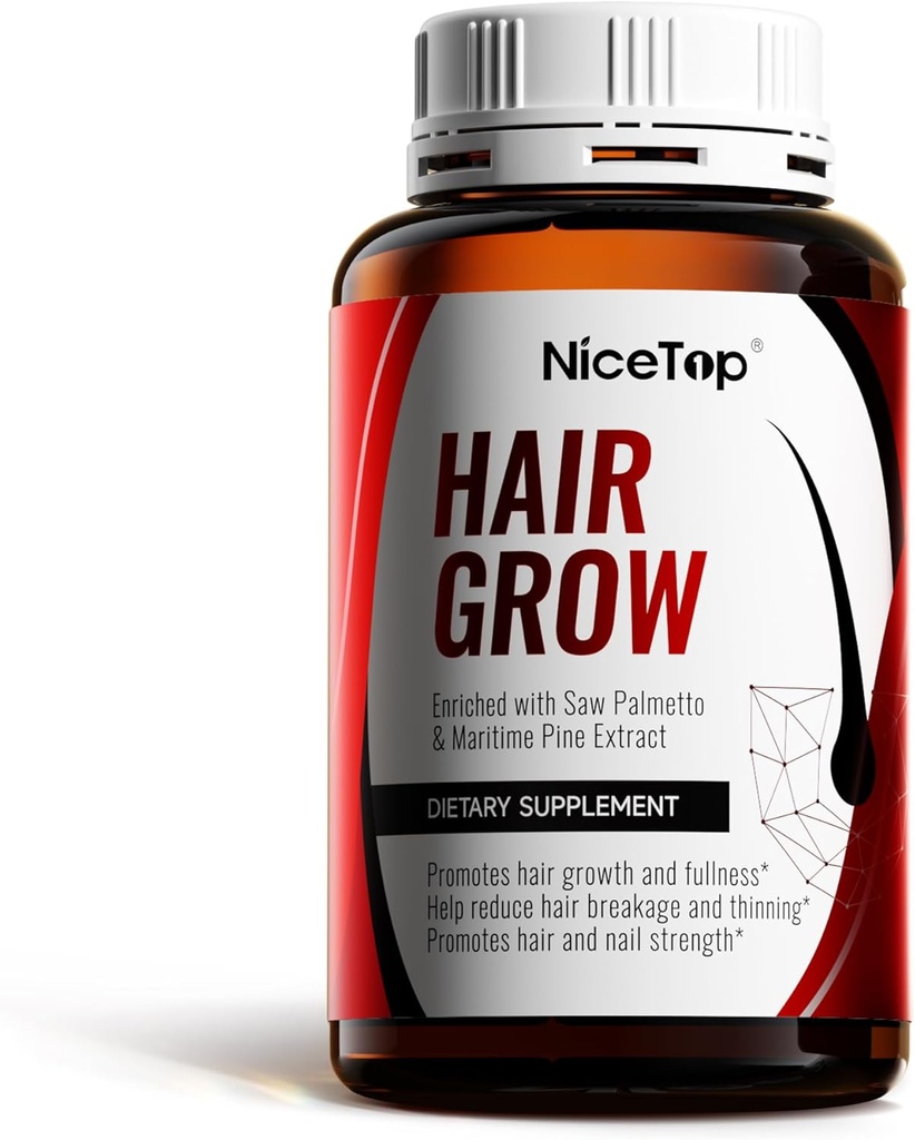 Συμπλήρωμα για την ανάπτυξη των μαλλιών, Hair Care Support for Strength, Thickness Growth, with Biotin Vitamin A, C, E, Zinc, 60 Κάψουλες