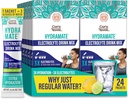 GuruNanda Hydramate Hydration Support Drink Mix - Ηλεκτρολυτικά Powder Packets για Αφυδάτωση, Άσκηση & Ενέργεια - Όχι Προστιθέμενα γλυκαντικά, Μη ΓΤΟ, Φυσικό άρωμα λεμόνι Lime - 24 Count (0.56 oz Κάθε)