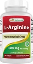 Best Naturals L-αργινίνη 3000mg ανά Σερβίρισμα - 240 Tablets - Pharmaceutical Grade - Μη ΓΤΟ & Χωρίς Γλουτένη - Made in the USA