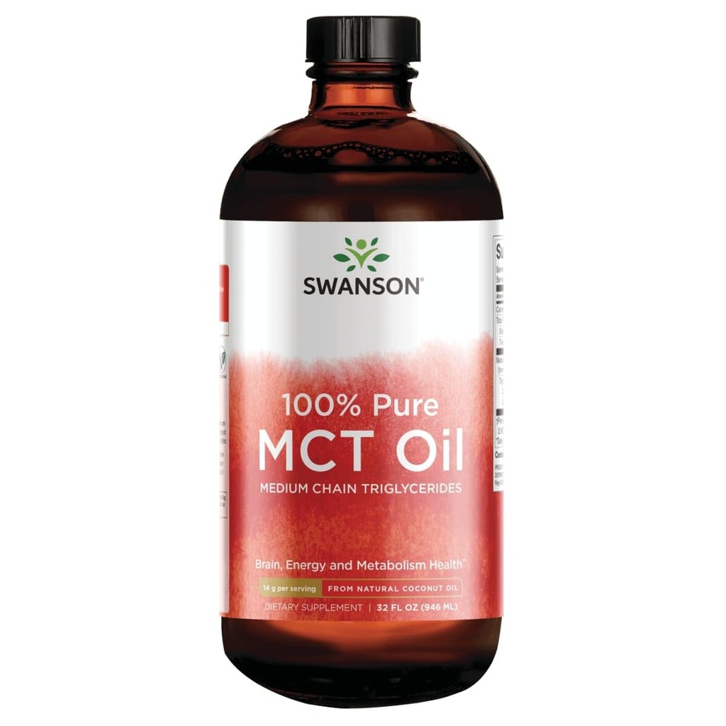 Swanson 100% Pure Mct Ounce 32 fl (946 ml) Υγρό