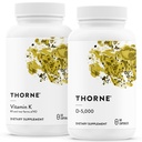 THORNE - Bundle για την υγεία των οστών - βιταμίνη Κ & βιταμίνη D-5000 Combo για τα ισχυρά οστά - 30 έως 60 εξυπηρετούν
