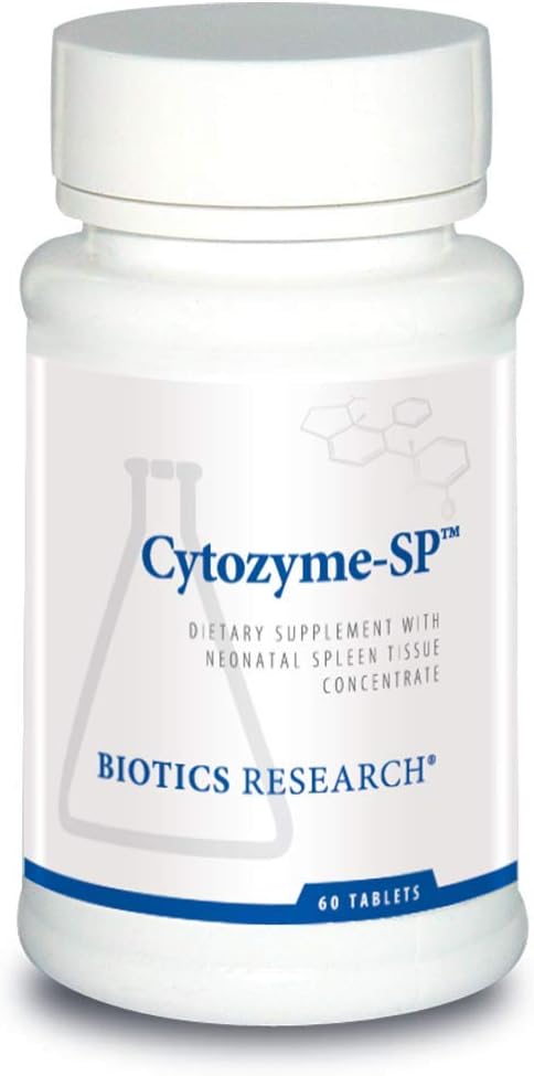 Biotics Research Cytozyme SP Νεογνική Σπληνή, Υποστηρίζει υγιή επίπεδα σιδήρου και βιλιρουβίνης, Παρέχει Ανοσολογική Υποστήριξη, Υποστηρίζει Σπλήνα Λειτουργία, SOD, Καταλάση, Ισχυρή Αντιοξειδωτική Δραστηριότητα 60 δισκία