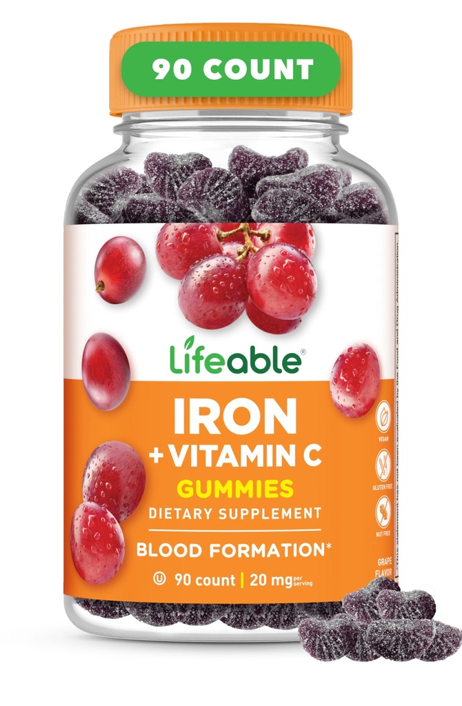 Ζωηρός σίδηρος Gummies 