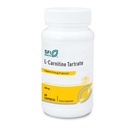 Klaire Labs SFI Health L-Carnitine Tartrate - 500 mg Amino Acid, Σταθεροποιημένο L-Carnitine - Χωρίς συνθετική D-καρνιτίνη (60 κάψουλες)