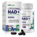 900 mg Λιποσωμική NAD+ Συμπλήρωμα με Trans Resveratrol 300 mg, αντικαθιστά NMN, Superior Απορρόφηση, True NAD Plus συμπλήρωμα για την επισκευή DNA και Boost NAD+, την άμυνα γήρανσης, την ενέργεια, τη μακροζωία, 60 Softgels