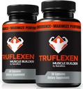 NutraRize (2 Pack) Truflexen χάπια, Tru Flexen μυών Builder, φυσικό συμπλήρωμα για την υποστήριξη της γενικής ευεξίας, κάψουλες Premium απόδοσης, επίσημες κριτικές True Flexen (120 κάψουλες)