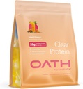 Διατροφή Oath Clear Whey Isolate Protein Powder, Island Mango, 20g Πλήρης πρωτεΐνη ανά υπηρεσία, χωρίς προσθήκη ζάχαρης, Grass-Fed, 18 εξυπηρετούν