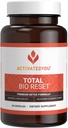 ACTIVATEDYOU Total Bio Reset-Detox Formula for Cleansing & Flushing Digestive System for Radiant Skin & Content Energy w/Chlorella, Kiwi Fruit, and Dandelion Root (60 κάψουλες)