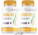 (2 Pack) Arialief Κάψουλες Sciatica - Επίσημη Φόρμουλα - Arialief συμπλήρωμα βιταμίνης Σύνθετη Φόρμουλα αντοχής, Arialief κάψουλες Διατροφική Υποστήριξη Μέγιστη δύναμη Συνολική ευεξία (120 κάψουλες)