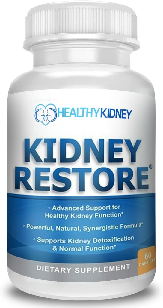 Kidney Restore Kidney Cleanse and Kidney Health Supplement + Kidney-D Supplement