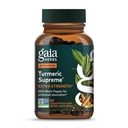 Gaia Herbs Turmeric Supreme Extra Strength - Supports Occasional Discomfort from Normal Wear & Tear* - with Turmeric Curcumin & Black Pepper - 60 Vegan Liquid Phyto-Caps (Up to 60 Servings)
